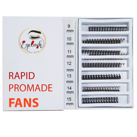 10D - Rapid Promade Fans - 1000 Fans - Mixed Length