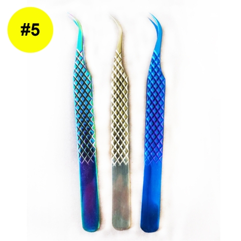 Eyelash Extension Tweezers Gold Premium - Code #5