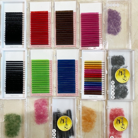 Color Lash Tray - Individual Lash