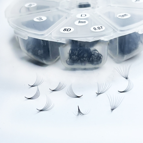 2D - 20D - Promade Loose Fans - Mix Length - 1000 Fans