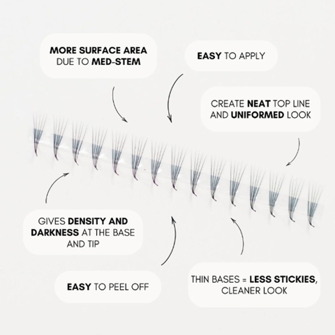 Rapid Narrow - Promade Fans - Mix Length - 1000 Fans