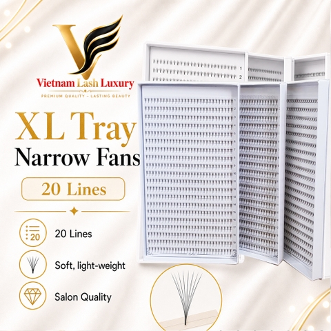 XL Tray - Narrow Fans - 20 Lines