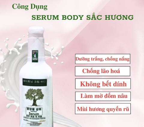 Serum dưỡng trắng da sắc hương