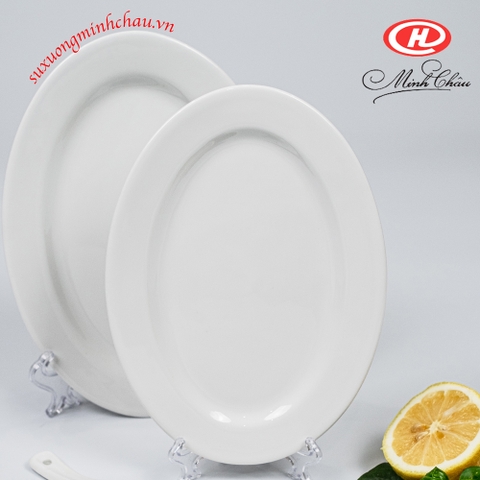 Đĩa Xoài Bầu Dục Sứ Minh Châu Cao Cấp ( Nhiều Phân Loại)