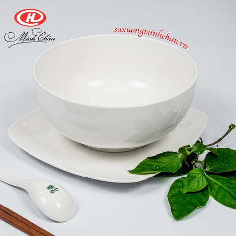 Bát Tô Trắng Trơn Sứ Minh Châu Cao Cấp Kiểu Hàn Quốc [ Nhiều Size]