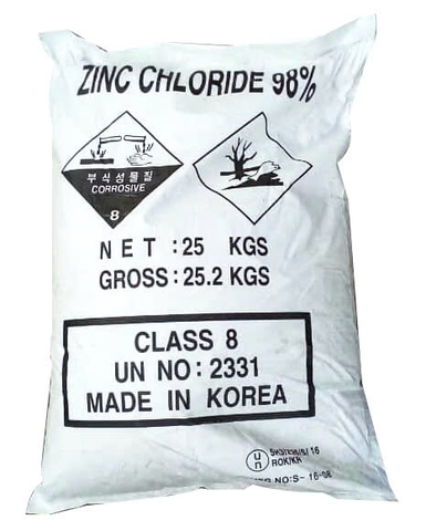 Zinc chloride ( ZnCl2 )