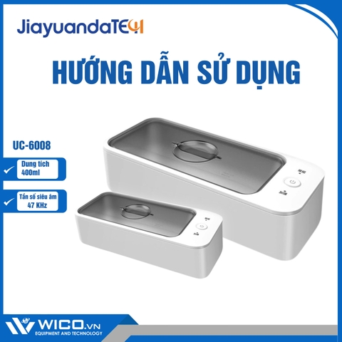 Hướng dẫn sử dụng Bể rửa siêu âm mini UC-6008