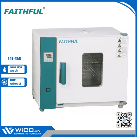 Tủ Sấy Đối Lưu Cưỡng Bức 250 Độ Faithful 101-3AB | 225 Lít