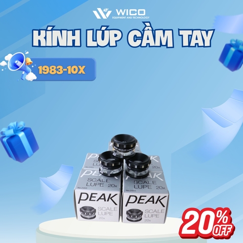 Kính Lúp Peak Cầm Tay Có Vạch Thước 1983-10X | Độ Phóng Đại 10X