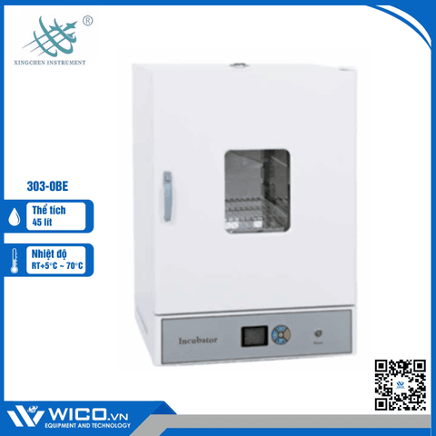 Tủ Ấm Vi Sinh Xingchen Trung Quốc 303-0BE | 45 Lít - Buồng Inox 304