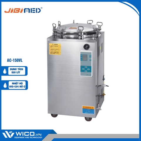 Nồi Hấp Tiệt Trùng Jibimed AC-150VL (Hấp Ướt) | 150 Lít
