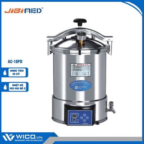 Nồi Hấp Tiệt Trùng Để Bàn Jibimed AC-18PD | 18 Lít