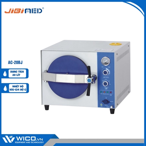 Nồi Hấp Tiệt Trùng Để Bàn Jibimed AC-20BJ | 20 Lít