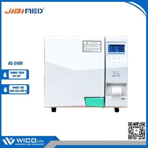 Nồi Hấp Sấy Chân Không Jibimed AC-24DV | 24 Lít (Màn hình màu LCD)