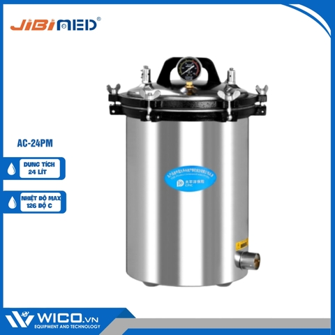 Nồi Hấp Tiệt Trùng Xách Tay Jibimed AC-24PM | 24 Lít