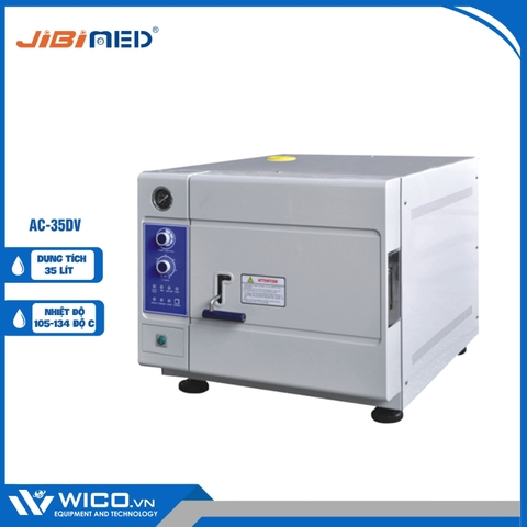 Nồi Hấp Sấy Chân Không Để Bàn Jibimed AC-35DV | 35 Lít