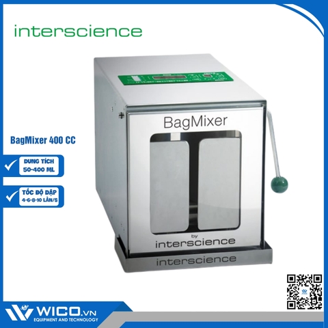 Máy Dập Mẫu Vi Sinh Interscience BagMixer 400 CC | 50-400ml