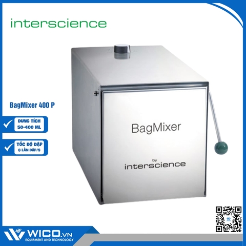 Máy Dập Mẫu Vi Sinh Interscience BagMixer 400 P | 50-400ml