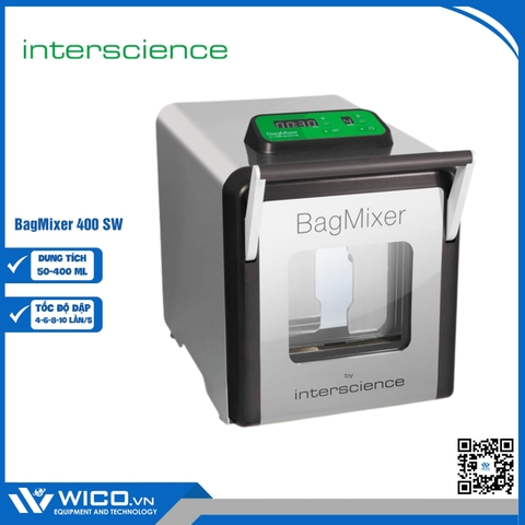 Máy Dập Mẫu Vi Sinh Interscience BagMixer 400 SW | 50-400ml