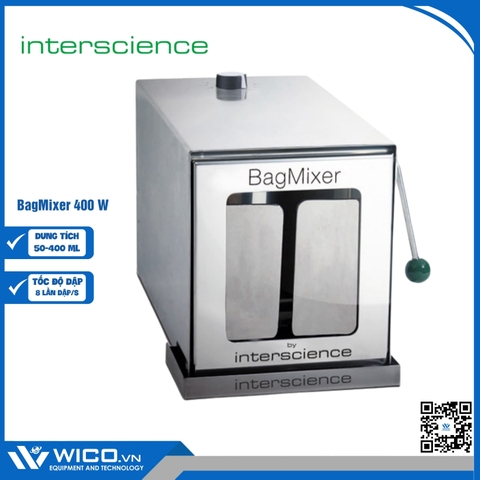 Máy Dập Mẫu Vi Sinh Interscience BagMixer 400 W | 50-400ml