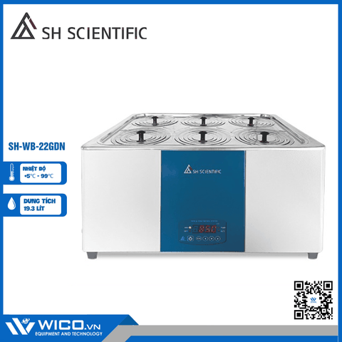 Bể Cách Thuỷ SH Scientific Hàn Quốc SH-WB-22GDN | 22 Lít - Hiện Số
