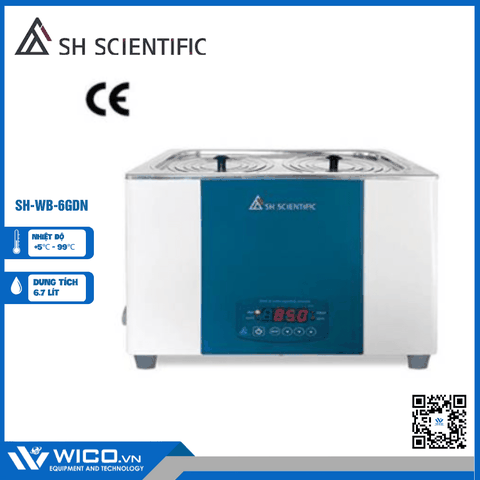 Bể Cách Thuỷ SH Scientific Hàn Quốc SH-WB-6GDN | 6 Lít - Hiện Số