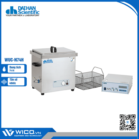 Bể Rửa Siêu Âm Daihan Hàn Quốc WUC-N74H | 74 Lít - Màn Hình LCD