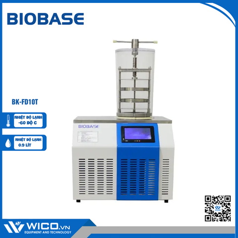 Máy Đông Khô Để Bàn Phòng Thí Nghiệm Biobase BK-FD10T | 3 Khay