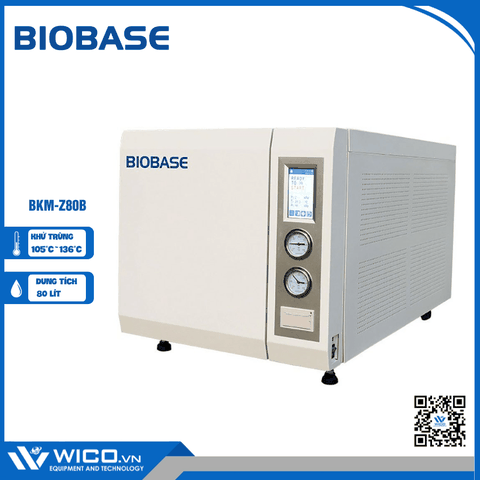 Nồi Hấp Tiệt Trùng Sấy Chân Không Biobase Trung Quốc BKM-Z80B | 80 Lít