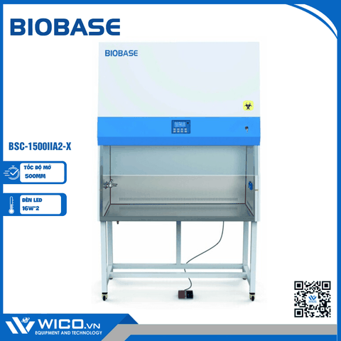 Tủ An Toàn Sinh Học Cấp II Kiểu A2 Biobase Trung Quốc BSC-1500IIA2-X | 1.5m