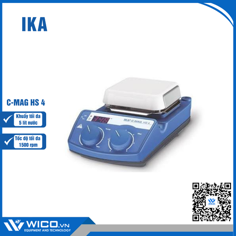 Máy Khuấy Từ 1500 vòng/phút IKA C-MAG HS 4 | 5 lít