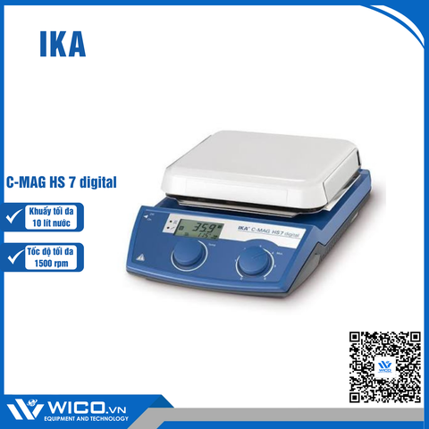 Máy Khuấy Từ 1500 vòng/phút IKA C-MAG HS 7 digital | 10 lít