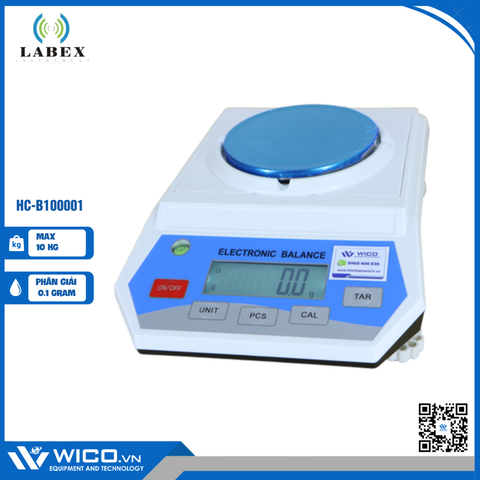 Cân Kỹ Thuật 1 Số Lẻ Labex Anh HC-B100001 | 10kg - 0.1g
