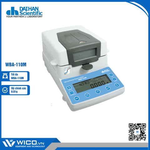 Cân Xác Định Độ Ẩm Daihan Hàn Quốc WBA-110M |100g/0.01mg