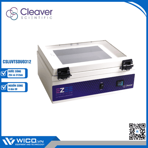 Bàn soi gel 2 bước sóng Cleaver Scientific CSLUVTSDUO312 (6 đèn UV)