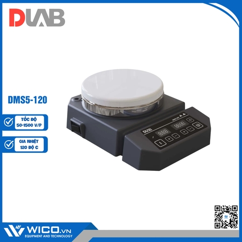 Máy Khuấy Từ Gia Nhiệt 120 Độ C Dlab DMS5-120