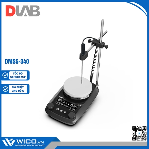 Máy Khuấy Từ Gia Nhiệt 340 Độ C Dlab DMS5-340
