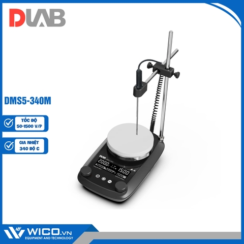 Máy Khuấy Từ Gia Nhiệt 340 Độ C Dlab DMS5-340M