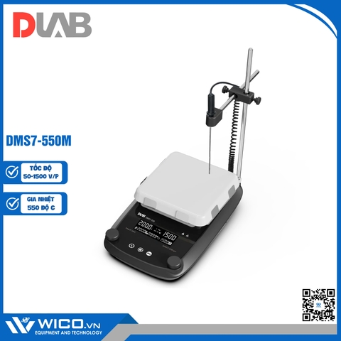 Máy Khuấy Từ Gia Nhiệt 550 Độ C Dlab DMS7-550M
