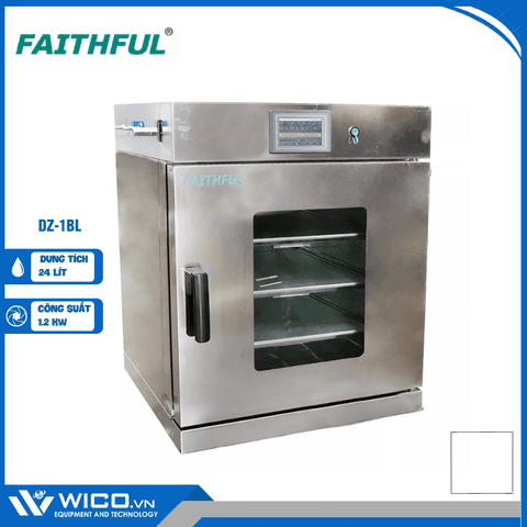 Tủ sấy chân không tự động Faithful DZ-1BL | 24 Lít