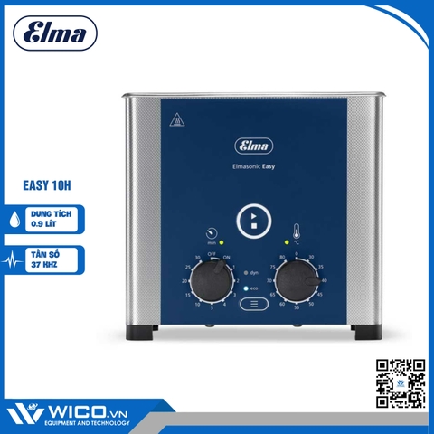 Bể Rửa Siêu Âm Elma Có Gia Nhiệt Easy 10H | 0.9 Lít
