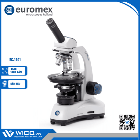 Kính hiển vi sinh học Euromex EC.1101 | Độ phóng đại 1000X