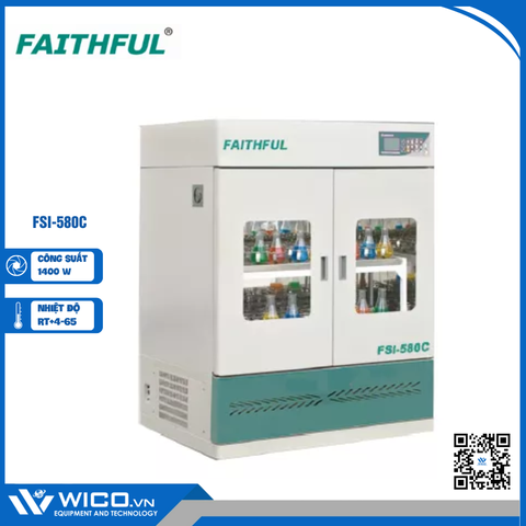 Máy Lắc Ổn Nhiệt 4 Đến 65 Độ Faithful FSI-580C