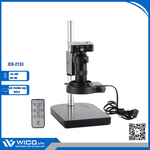 Kính Hiển Vi Kỹ Thuật Số WICO ICO-2153 | 34MP - Cổng HDMI/USB