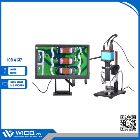 Kính Hiển Vi Kỹ Thuật Số WICO ICO-4137 | 16MP - Cổng HDMI/USB