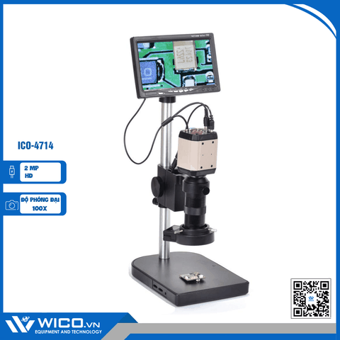 Kính Hiển Vi Điện Tử WICO ICO-4714 |  2.0MP - Cổng VGA