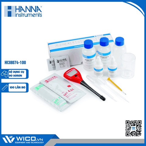 Thuốc Thử Boron Dùng Cho HI38074, 100 Lần Đo HI38074-100