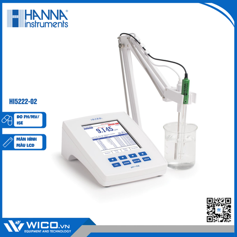 Máy Đo pH/ORP/ISE/Nhiệt Độ Để Bàn với CAL Check™ HI5222-02