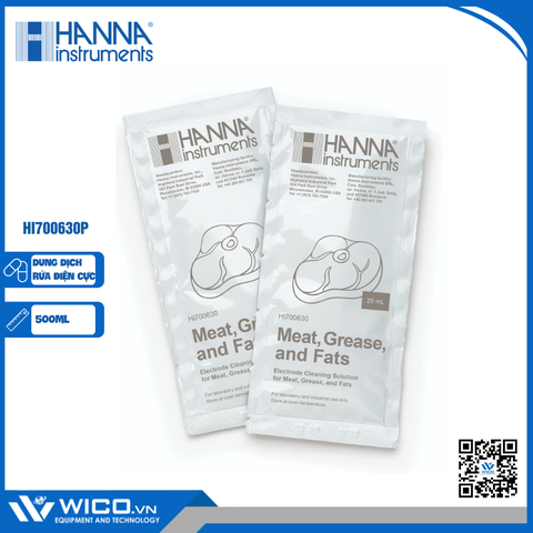 Dung Dịch Rửa Điện Cực Sau Khi Đo Trong Chất Béo Và Dầu Mỡ, 500 mL HI700630P