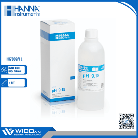 Dung Dịch Hiệu Chuẩn pH 9.18, Chai 500mL HI7009L